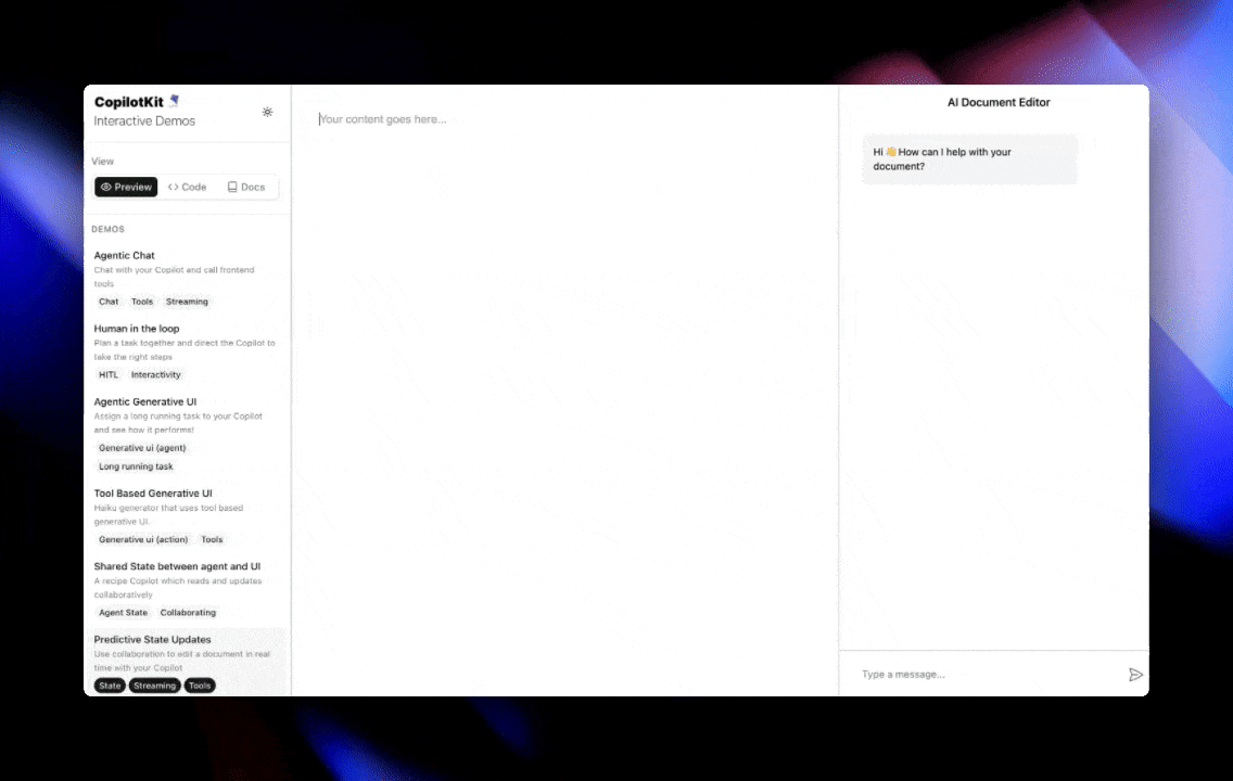 Predictive State Updates